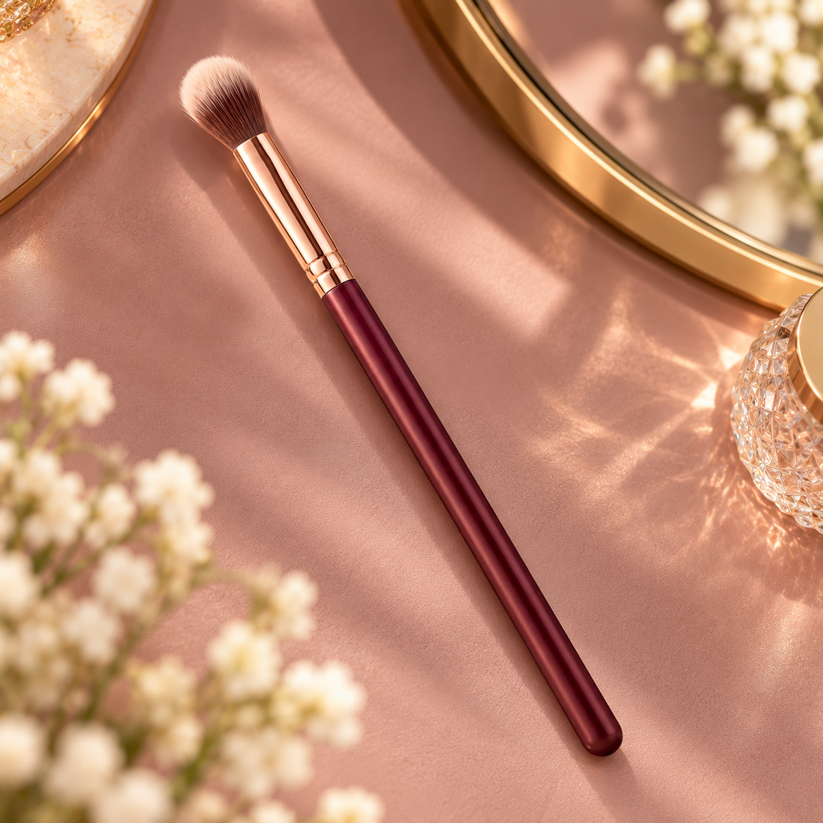 Soft Focus Blending Brush — alternate styled-background view; AI-generated concept image